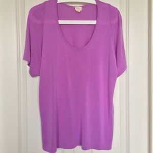 NWOT Aritzia Oversized Lilac T-Shirt w/ Pocket